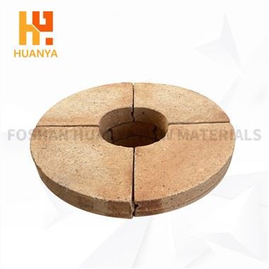 Gebogen aluminiumoxide klei vuurvaste baksteen